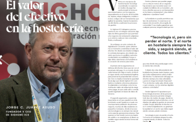 «EL VALOR DEL EFECTIVO EN LA HOSTELERÍA». Artículo de opinión en Restauración News nº282.